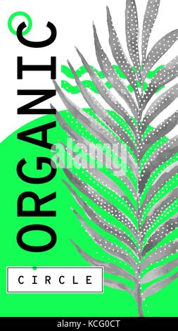 Universal trend Poster Background with bright bold geometric composition Stock Vector