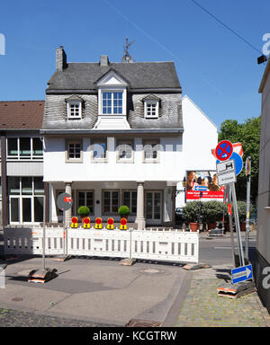 old house, construction site, Cologne, Germany Stock Photo