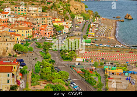 Vietri Sul Mare, Salerno, at the eastern end of the Amalfi Coast in southern Italy. Stock Photo