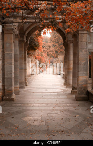 Secret Garden at Hever Castle in Surrey England Stock Photo