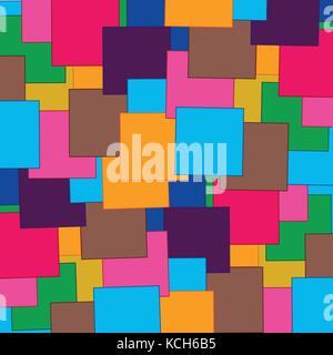 Background from square figures Stock Vector
