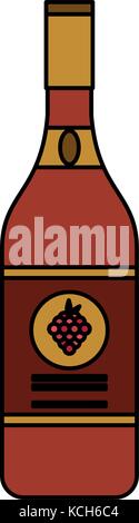 wine bottle icon image  Stock Vector