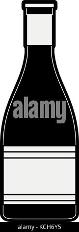 wine bottle icon image  Stock Vector