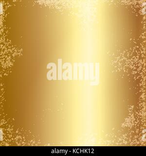 Gold foil texture background. Stock Vector