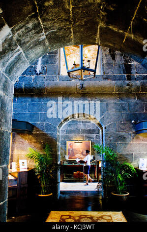 fort adelaide interior, Port Louis, Mauritius Stock Photo