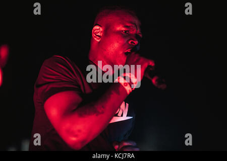 Fekky Uk Rapper The British grime rapper Fekky performs a live concert at the Danish ...