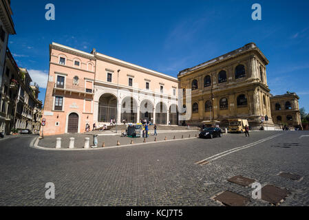 Rome. Italy. Exterior of the Basilica di San Pietro in Vincoli (Church of Saint Peter in Chains), Piazza di San Pietro in Vincoli. Stock Photo