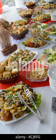 Catering food, picure of a well decorated catering food Stock Photo