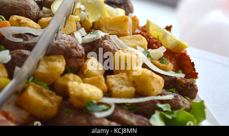 Catering food, picure of a well decorated catering food Stock Photo