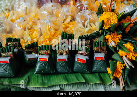 Chiang Mai, Thailand - August 27, 2016:  An offerings stall at the Warorot market on August 27, 2016 in Chiang Mai, Thailand. Stock Photo