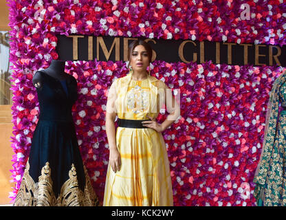 Mumbai, India. 05th Oct, 2017. Bollywood actress Bhumi Pednekar inaugurate Glitter 2017 Wedding & Lifestyle Exhibition at hotel JW Marriott, juhu in Mumbai. Credit: Azhar Khan/Alamy Live News Stock Photo