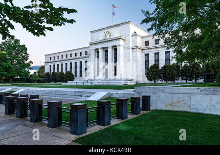 Federal Reserve Building, Washington, District of Columbia USA Stock Photo