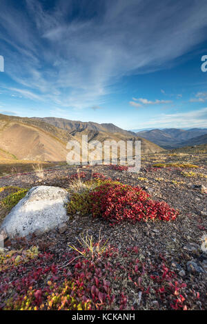 View from Goldensides Mountain in Tombstone Territorial Park, Yukon, Canada