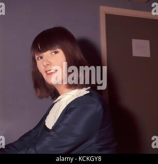 THE APPLEJACKS UK pop group with Megan Davies in 1964. Photo Tony Gale Stock Photo