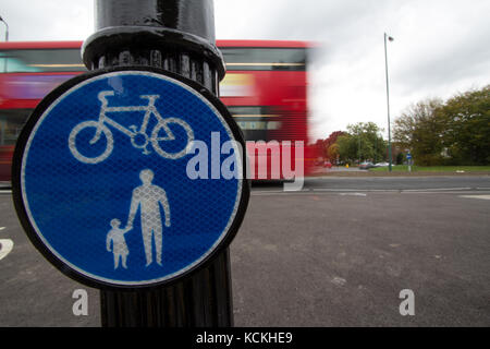 Sustrans Signposts Cycle Network Signing, Sustrans Shared pedestrian and cycle paths signs ...