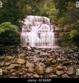 Liffey Falls, Liffey Falls State Reserve, Great Western Tiers, Tasmania, Australia Stock Photo