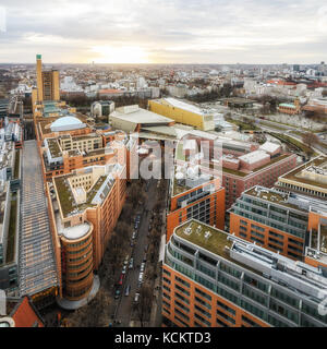 aerial view from potsdamer platz, berlin Stock Photo