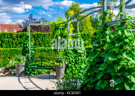 Museum of Impressionisms Garden, in the beautiful town of Giverny, France Stock Photo