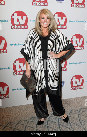 The TV Choice Awards at The Dorchester, Park Lane, London  Featuring: Sally Lindsay Where: London, United Kingdom When: 04 Sep 2017 Credit: WENN.com Stock Photo