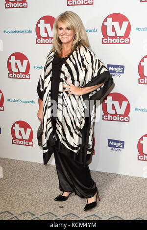 The TV Choice Awards at The Dorchester, Park Lane, London  Featuring: Sally Lindsay Where: London, United Kingdom When: 04 Sep 2017 Credit: WENN.com Stock Photo