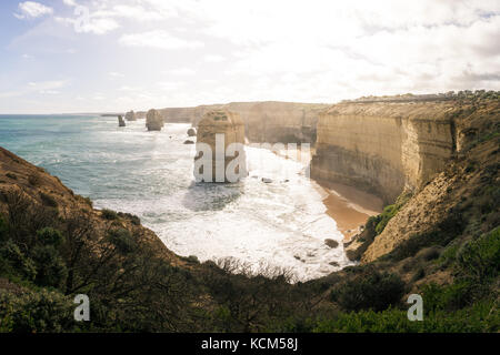 12 Apostles on Great Ocean Road Stock Photo