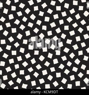 Vector Seamless Pattern. Abstract Background With Scattered Geometric Shapes. Stock Vector