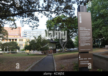 Green Park, Darlinghurst in Sydney, Australia Stock Photo