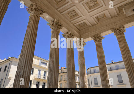 Maison Carrée, Nîmes, France Stock Photo