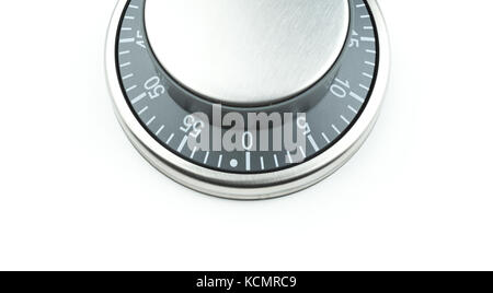 Chrome control knob / dial / button on a white background with text ...
