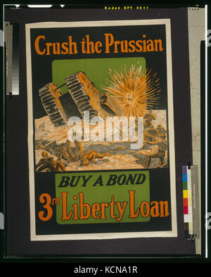 Crush the Prussian Buy a bond 3rd Liberty Loan LCCN2001700114 Stock Photo