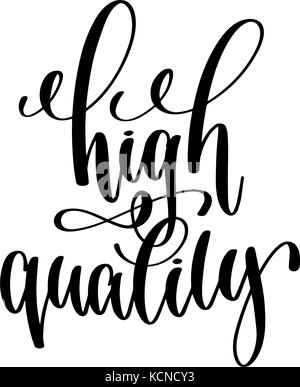 Qualci Lettering Best quality. Ink handwritten lettering. Modern dry brush calligraphy ...