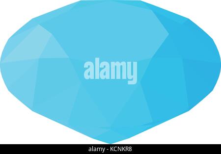 Diamond icon, isometric 3d style Stock Vector