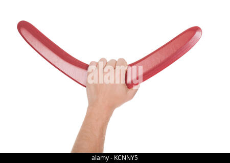 Lanzar un boomerang Imágenes recortadas de stock - Alamy