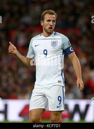 Harry Kane (E) at the FIFA World Cup Qualifier, England v Albania, at ...