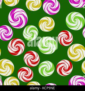 Set of Colorful Sweet Candy Stock Vector