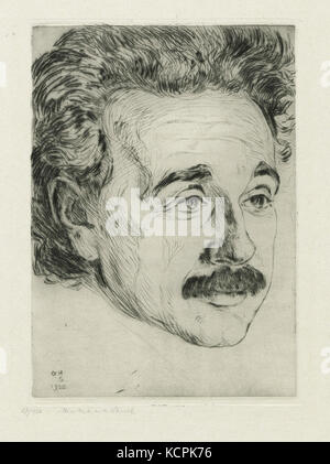 Hermann Struck Bildnis Albert Einstein 1920 Stock Photo