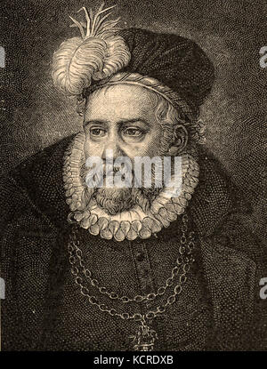 Tycho Brahe   Danish astronomer, astrologer and alchemist Stock Photo