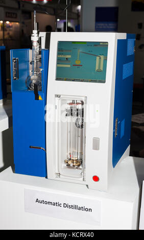 automatic  distillation equipment for laboratory Stock Photo