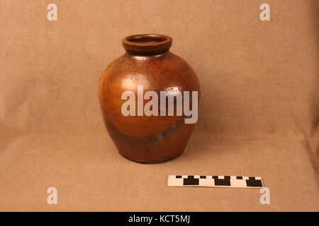 Ceramic Apple Butter Jar Stock Photo