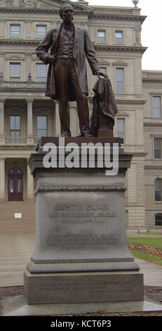 Austin Blair statue 1 Stock Photo - Alamy