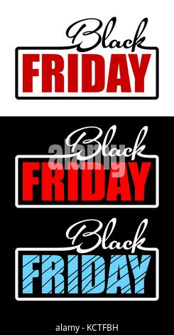 Inscription Black Friday Stock Vector