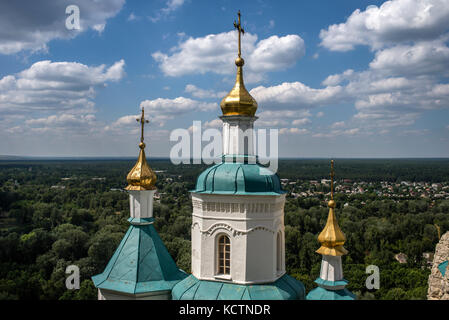 The Holy Mountains Lavra in Sviatohirsk, Donetsk Region, Ukraine Stock Photo