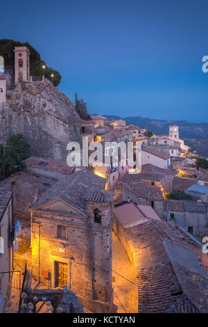 Hilltown of Bova, Calabria, Italy. Stock Photo
