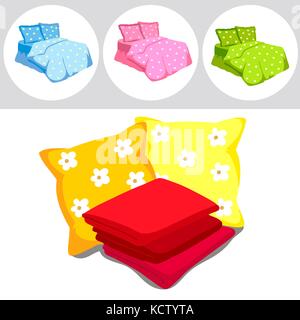 The perfect bedding Stock Vector