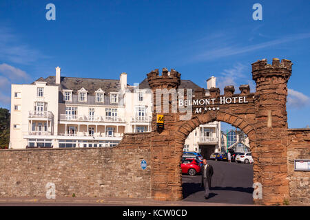 The Belmont Hotel on Sidmouth seafront, one of the Brend group hotels. Stock Photo