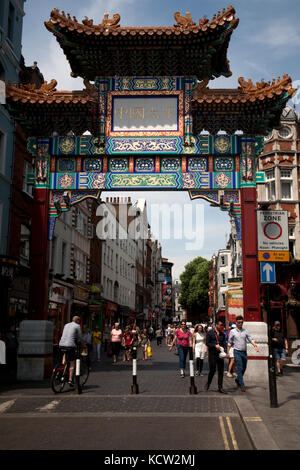 chinatown soho london england Stock Photo