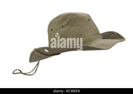 Boonie hat isolated on white background Stock Photo