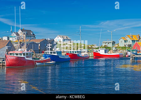Historic fishing village of Peggy's Cove, Peggy's Cove, Nova Scotia, Canada Stock Photo