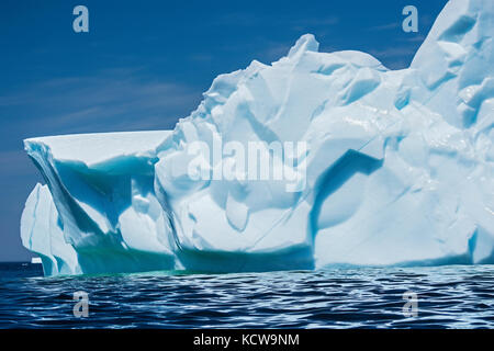 Icebergs in the Atlantic Ocean, St. Anthony, Newfoundland & Labrador, Canada Stock Photo