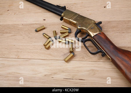 Wild west period rifle Stock Photo